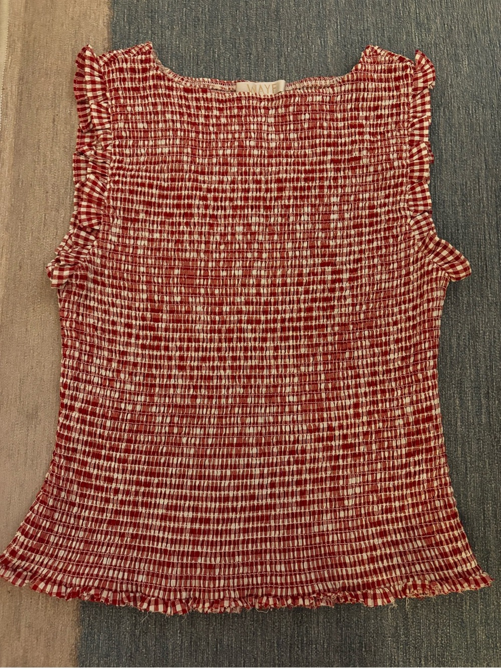 Red Gingham Tank